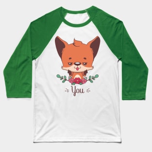 Fox you pun design Baseball T-Shirt